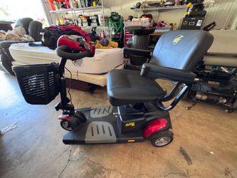Golden electric mobility scooter