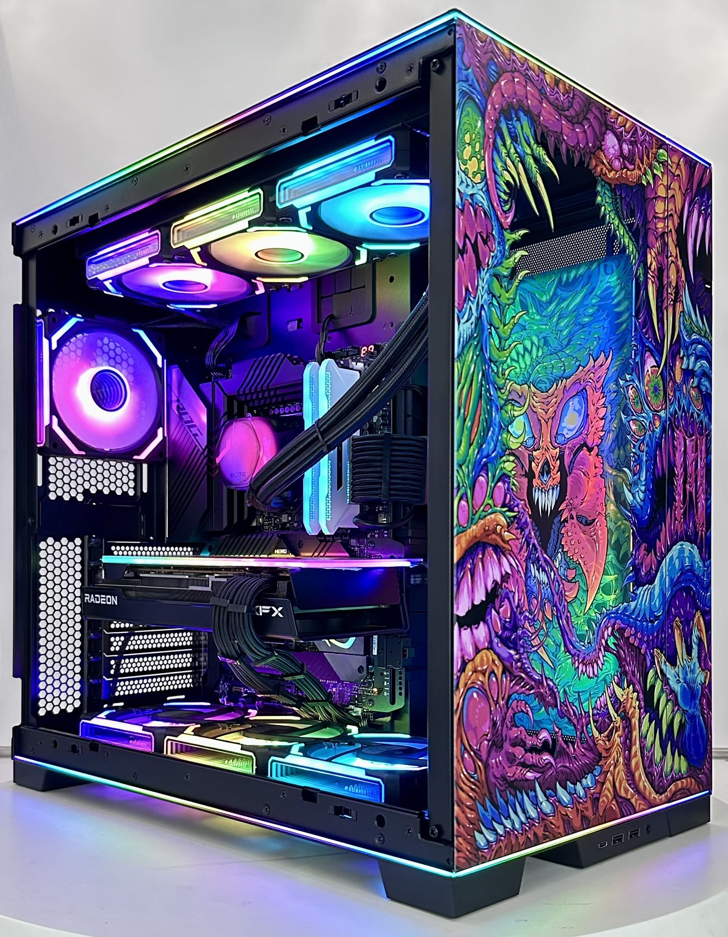 AMD RX 7800 XT Intel i9-11900K 32GB DDR4 RAM 1TB SSD RGB Gaming Computer