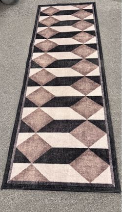 Ruggable Runner Washable Geometric Rug
