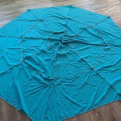 California Umbrella 11' Rd. Sunbrella Venture Series Aruba. UMBRELLA ONLY.