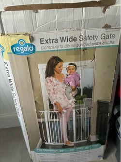 Two- Regalo extra wide safety gates