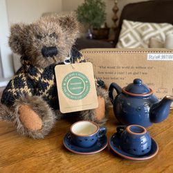 Boyds Bear - Calvin Ellis and Grandmother Beatrice's Teeney Tea-set