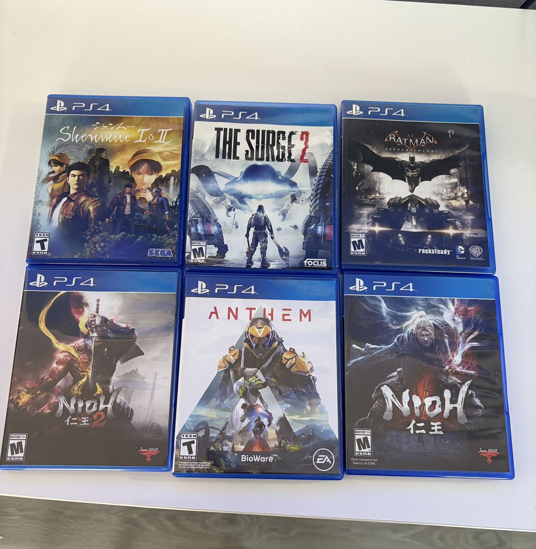 6 PS4 games