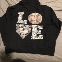 XL Baseball Hoodie