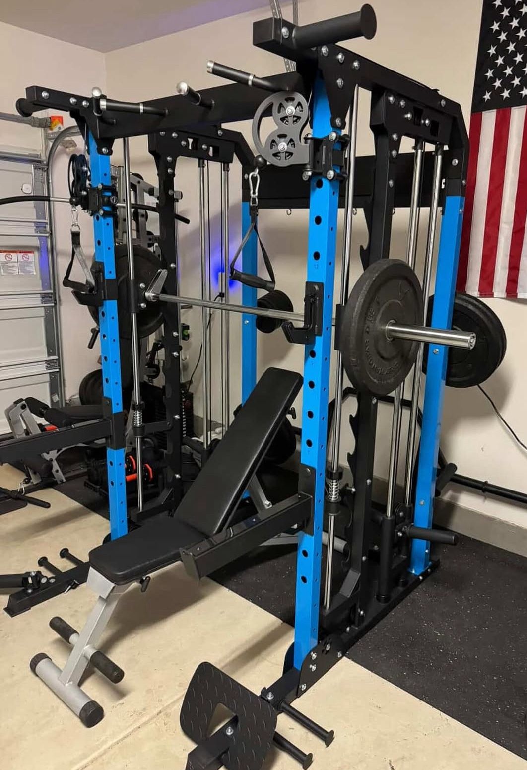 Major B52 Squat Rack Power Cage Functional Trainer with Smith Machine Option