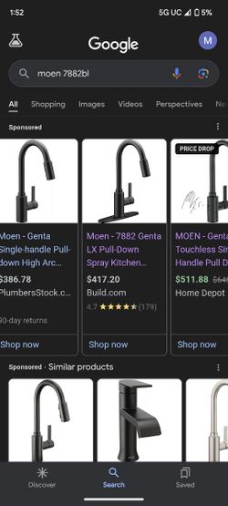 Moen Pull Down Kitchen Faucet