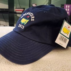 Blue 2013 Masters PGA Golf Hat - New With Tags!!