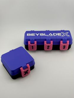Beyblade X Storage Tournament3 doors Case + Bits Case Combo 3D printed