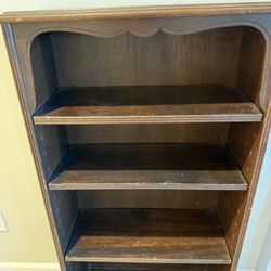 Cute Solid Wood Black Walnut Bookshelf 