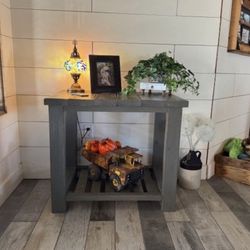 Farmhouse Solid Wood Entry Table or Porch Table