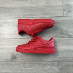 Red AirForce 1s👟