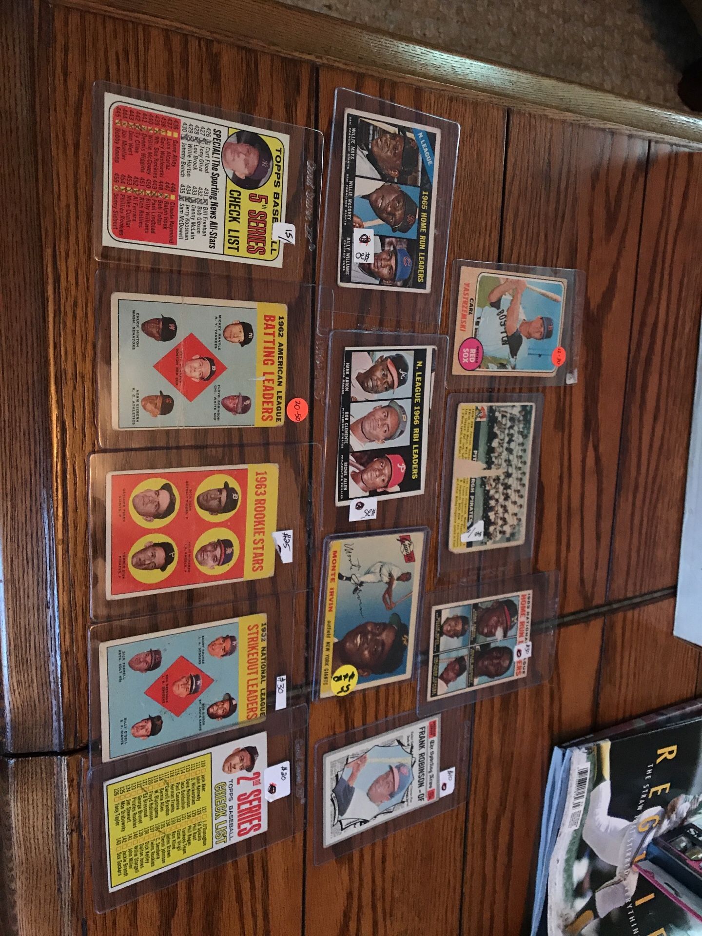 Vintage Baseball Cards. 50’s & 60’s