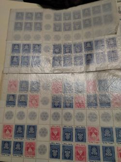 vintage us and world postage stamps