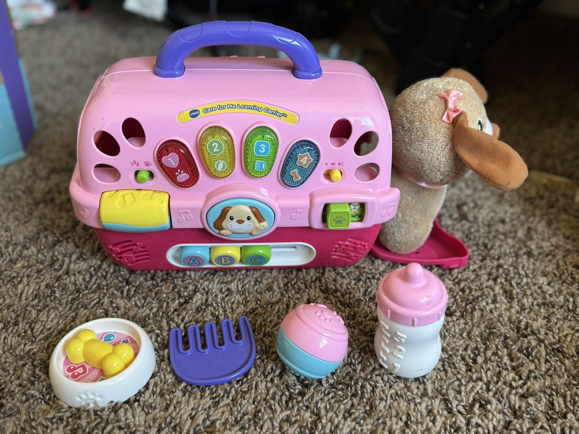 VTech Care for Me Learning Carrier, Pink