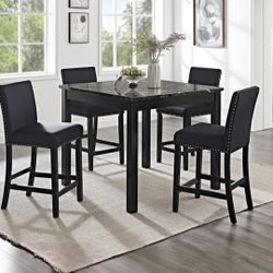 ✅️✅️Black 5pc Counter Height Set✅️