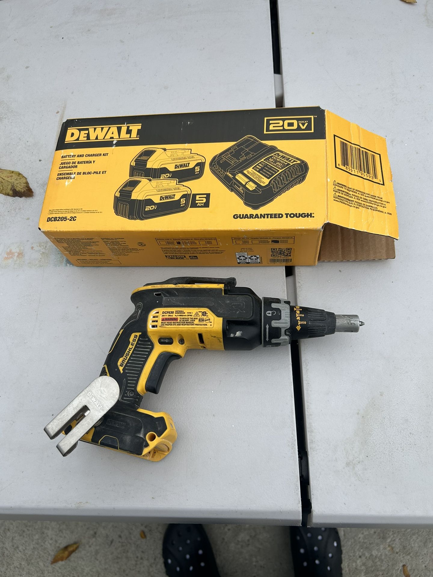 Screwgun Charger And 2 Batteries