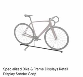 Specialized Bike Retail Display Stand Smoke Grey