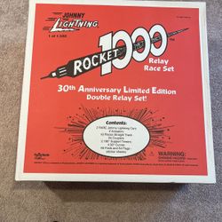 Johnny Lightening Rocket 1000 Relay Race Set.  Brand new! Vintage 1999