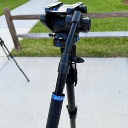 Benro A48fd Monopod 3 Leg Locking Base Aluminum With A Tilt Head For Monopod 