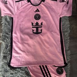 Inter Miami Messi Kids Soccer Jersey 