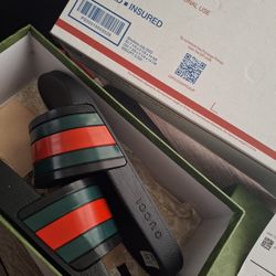 Gucci Slides For Men 8.5 / 9.5  NEW 