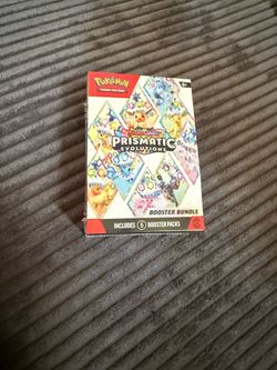 pokemon prismatic evolutions booster bundle