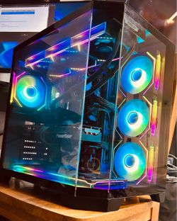 Custom RGB Gaming PC - Ryzen 5 9600X, Power Color Reaper Radeon RX 9070 XT, 16GB DDR5 RAM, 1TB SSD