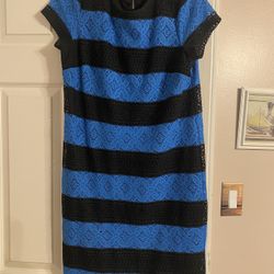 Black And Blue Maggie London Dress