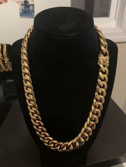 Cuban link choker (16mm)