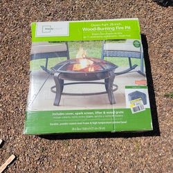 Word Burning Fire Pit