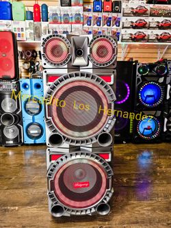 Portable Bluetooth Speaker 10" ❗️XTRA BASS ❗️Lista Para Fiestas Grandes 💥Usb - Aux - Sd Card