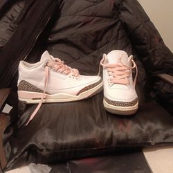 Air Jordan Retro 3 Napolitan, Pink-white,size10