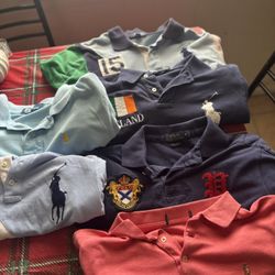  6 Polo Ralph Lauren Collard Shirts 