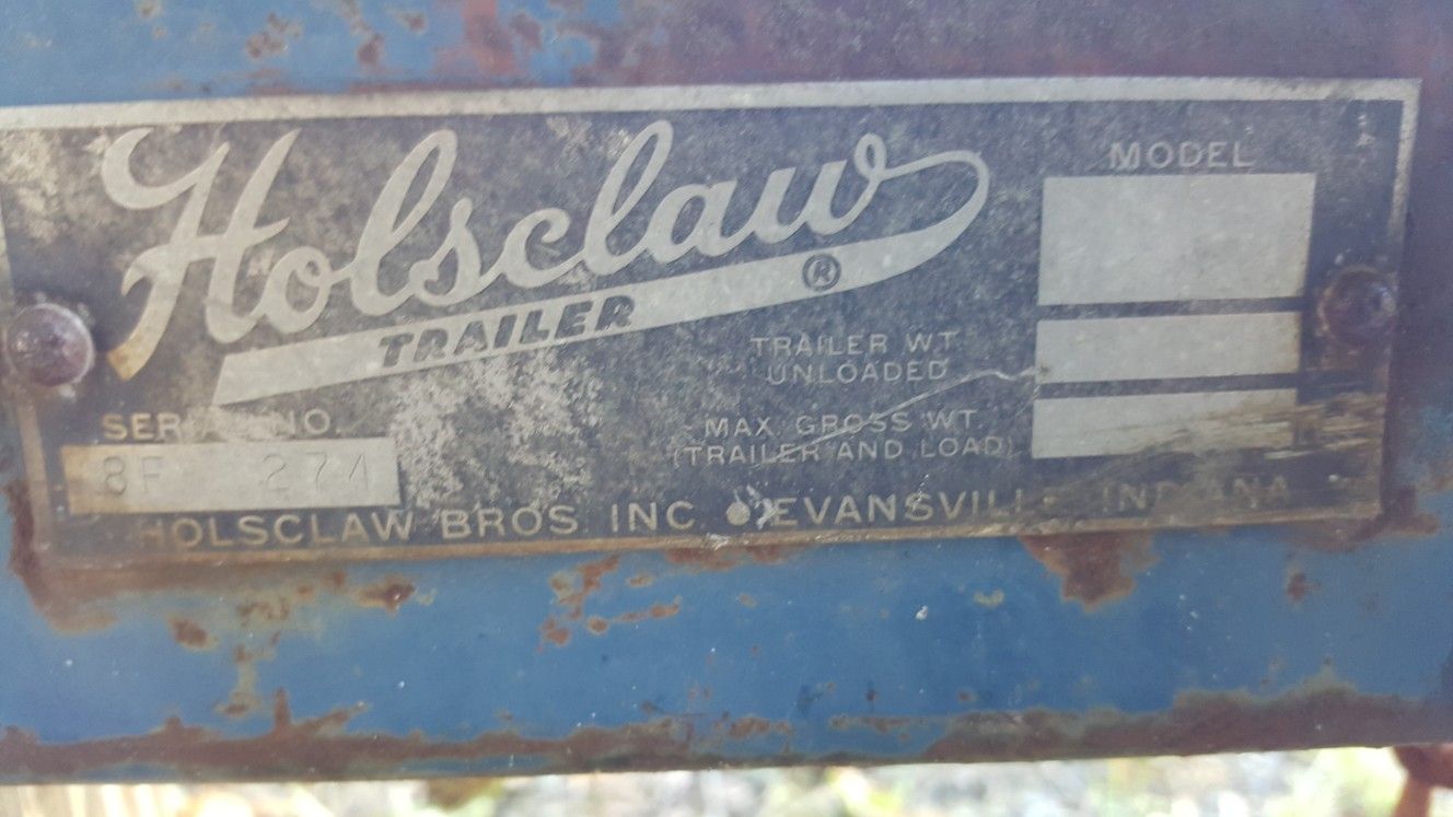 holsclaw boat trailer serial number holsclaw boat trailer serial number