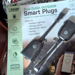 Dual Outlet Outdoor Smart Plugs