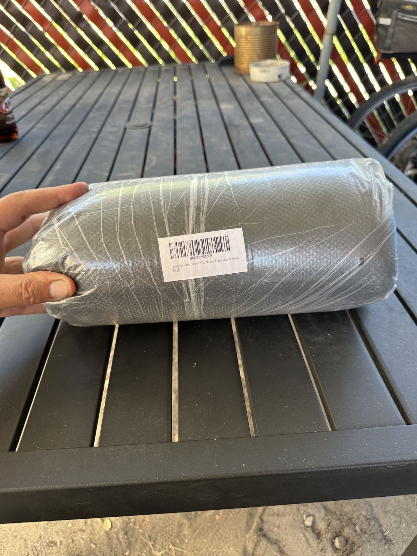 brand new unopened memory foam lumbar support