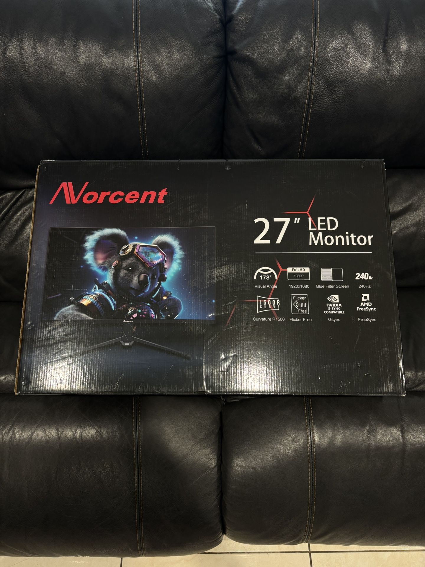 Norcent 27” FHD VA Gaming Curved Monitor