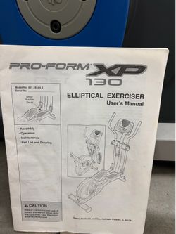 Elliptical Pro-Form XP 130