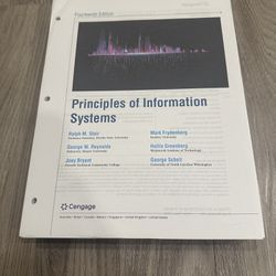 PRINCIPLES OF INFORMATION SYSTEMS 14TH EDITION CENGAGE