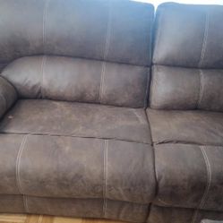 COUCH AND ROCKING RECLINER 