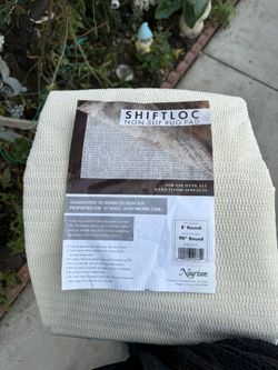 New Nourison Shiftloc Non Slip Rug Pad - 90” Round Rug Pad - 8’ Round
