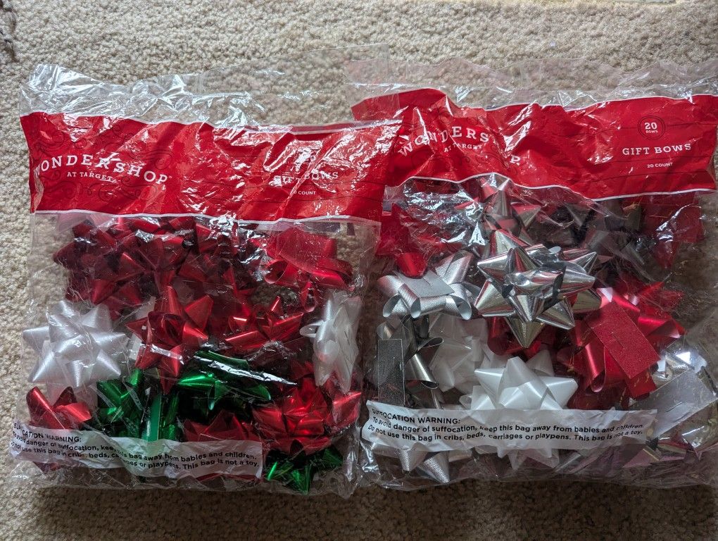 20 Ct Christmas Bows