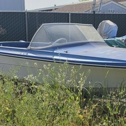 Looking To Trade For Fishing Kayak - 1969 SEARS Runabout Fiberglass W/Trailer