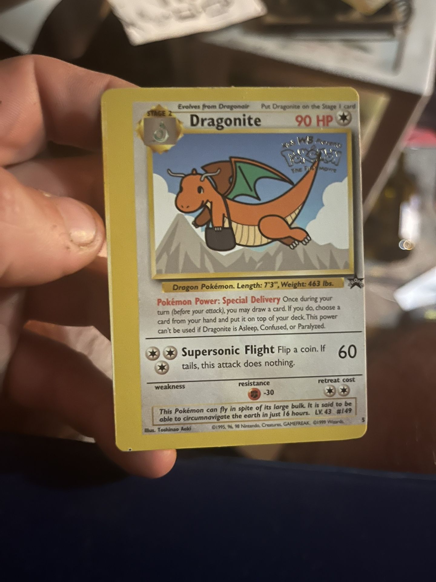 Dragonite Promo Card Miscut