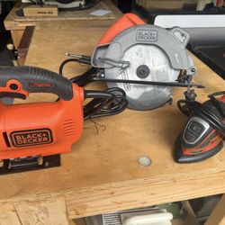 3 For 1 - Corded Circular Saw, Jig Saw and Mouse Sander