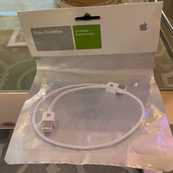 Thin FireWire 0.5 Meter 6 Pin to 6 Pin