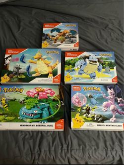 Mega Construx Pokémon Building Sets Lot of 5