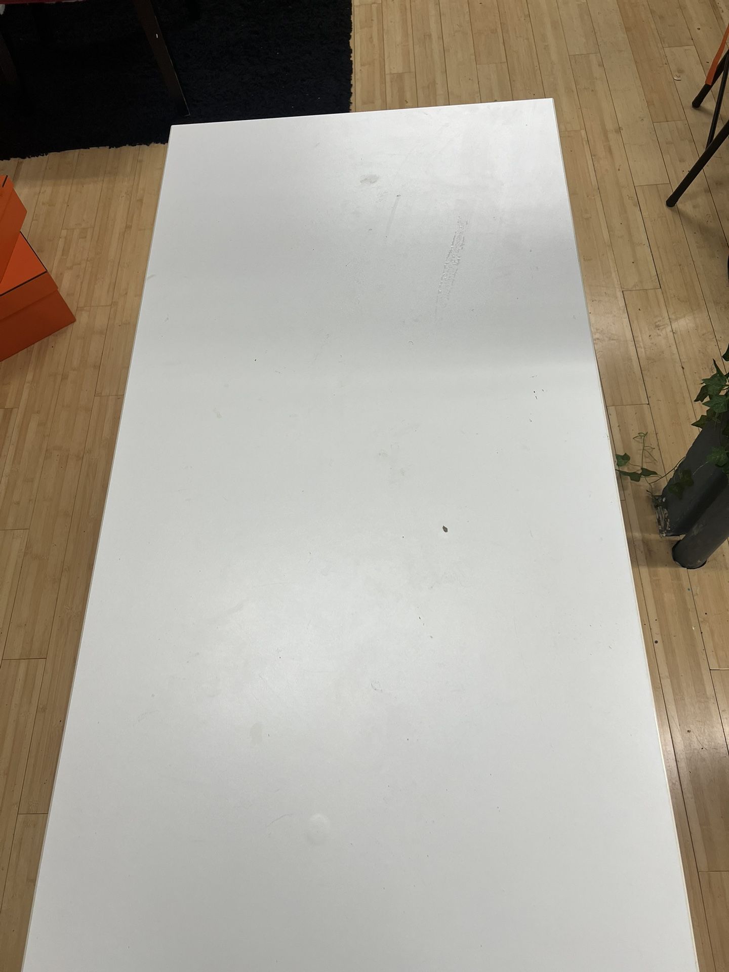 White Desk- Adjustable