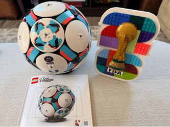 LEGO World Cup Soccer Ball and Logo