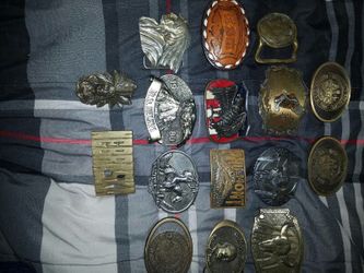 Native American belt buckles